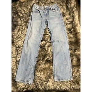 Garage Denim Relaxed Straight Blue Jeans Size 01/25
